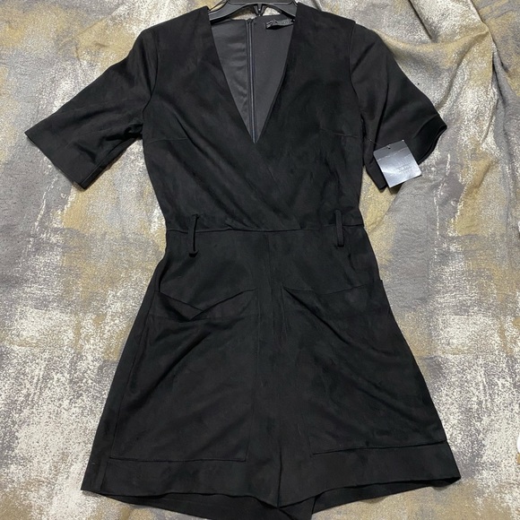 Zara Trafaluc Black Suede Romper - Picture 12 of 12